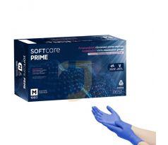 Antimikrobiálne nitrilové rukavice Soft Care Prime VIOLET BLUE - veľkosť: S / balenie: 100ks