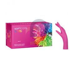 Nitrilové rukavice Soft Care VIVID FUCHSIA - veľkosť: S / balenie: 100ks