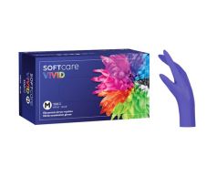 Nitrilové rukavice Soft Care VIVID BLUE - veľkosť: XL / balenie: 100ks